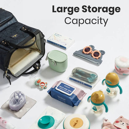 Practical Diaper Bag Backpack with USB Charging Port - The Ultimate Maternity Bag for Moms